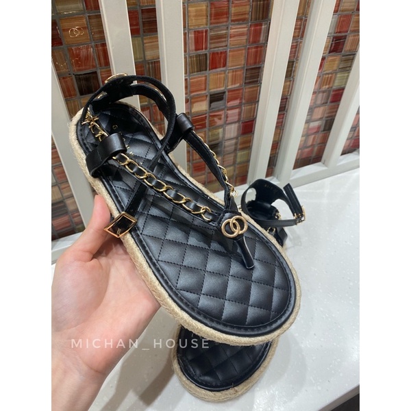 Dép hiền hồ, dép sandal đế cói xỏ ngón cực hot( Kèm video và ảnh thật) HÀNG CÓ SẴN
