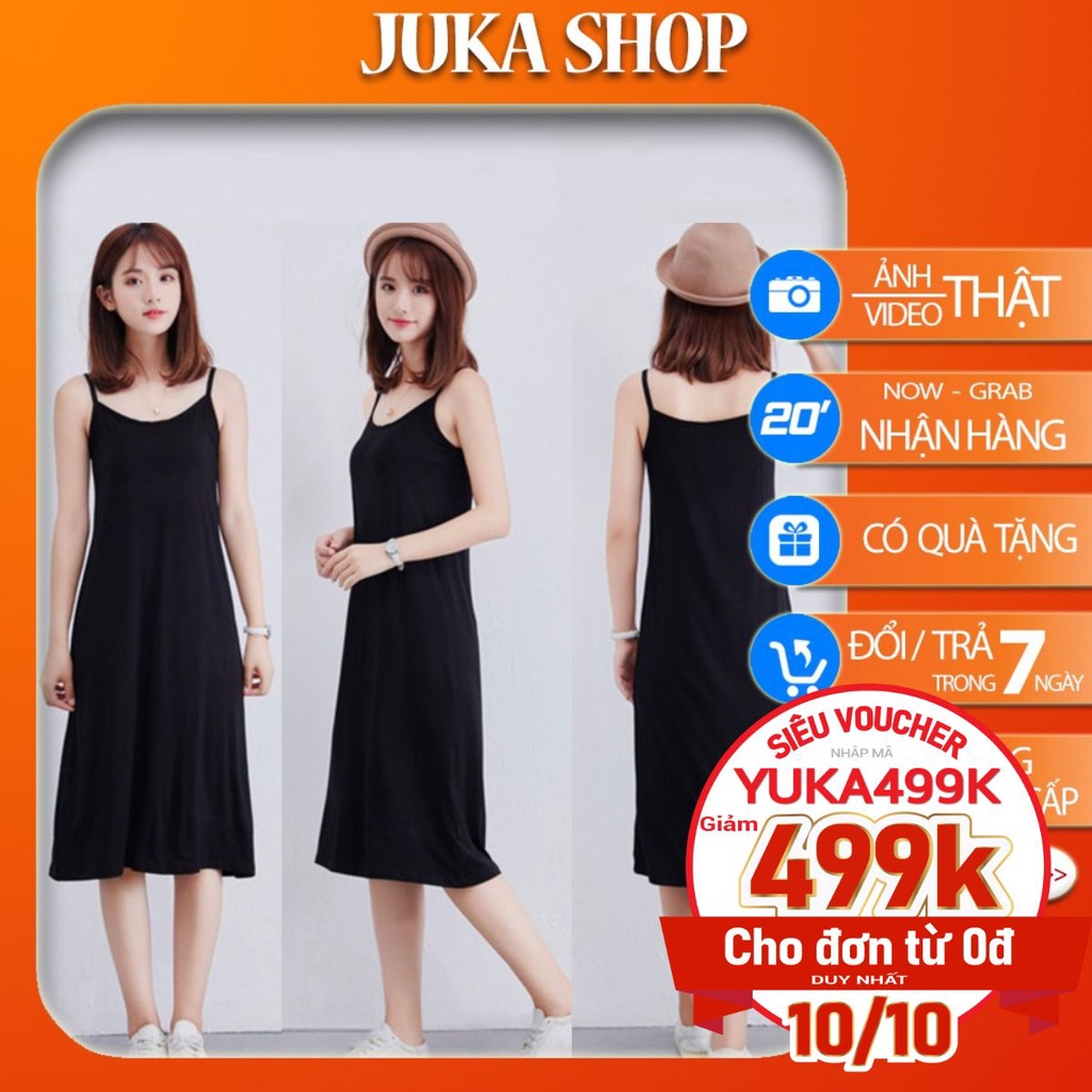 Váy 2 Dây 💖FREESHIP💖Váy Hai dây body Hàn Quốc xinh đẹp Juka Shop