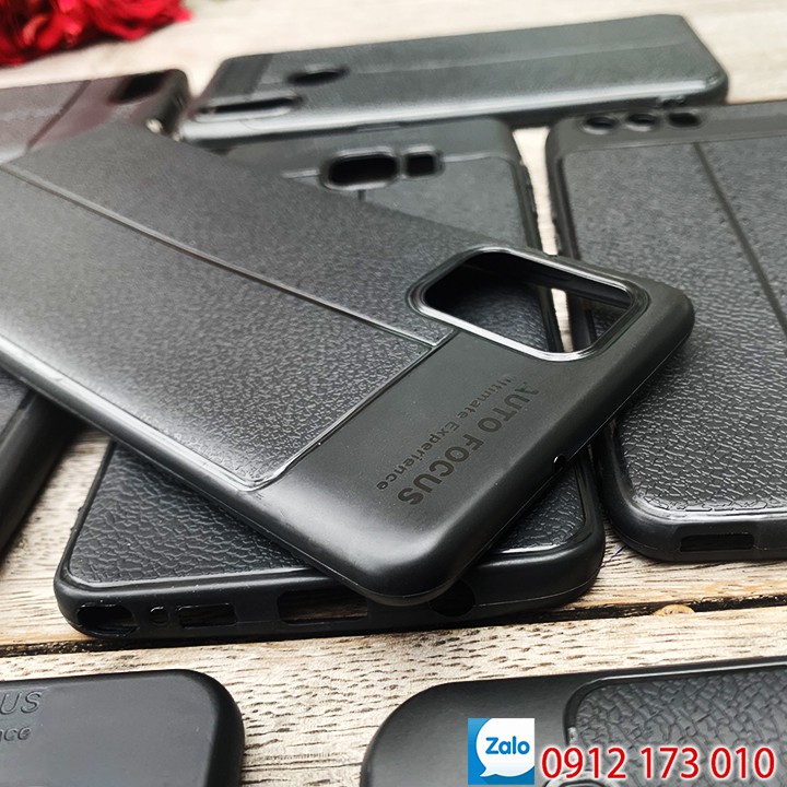 Ốp lưng Samsung Galaxy S7, S7 Edge, S8, S9, S10 Plus, S10 Lite, S20 Ultra nhựa dẻo - Vân da A - Chống sốc