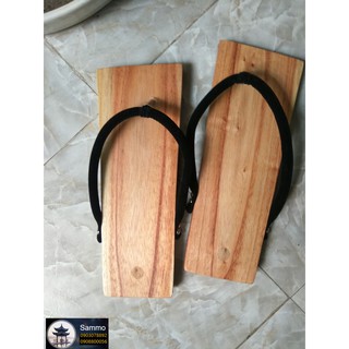 Guốc Gỗ Nhật Nam Nữ Đế Vuông