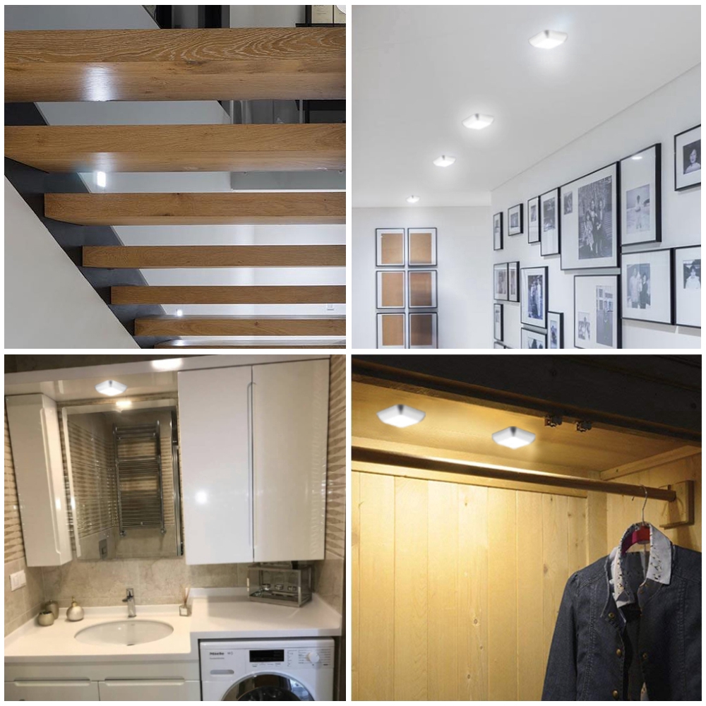 Đèn cảm biến chuyển động 6 bóng LED tiện lợi