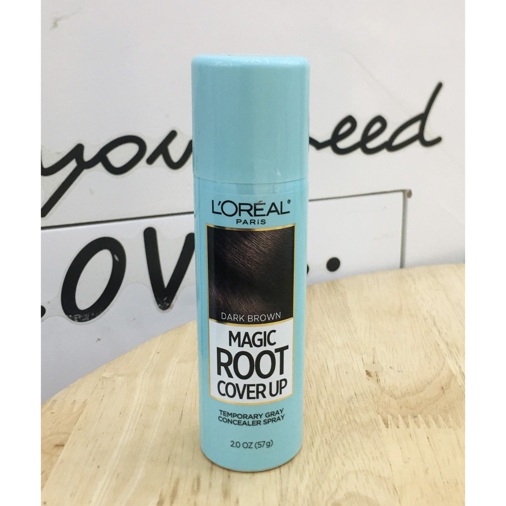 Xịt phủ chân tóc bạc L’oreal Magic Root Cover Up 57g (USA)