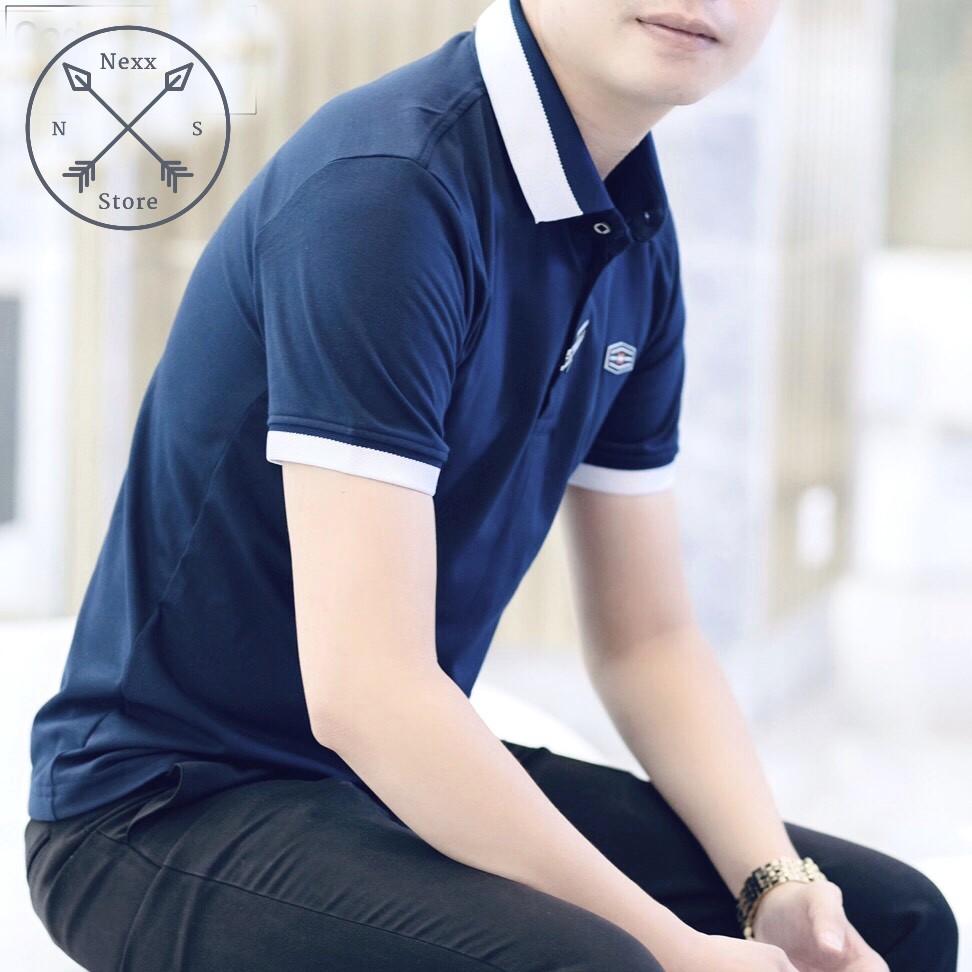 Áo thun polo nam có cổ bẻ sọc ngang vải cá sấu cao cấp trẻ trung Nexx&Dee NS1 | BigBuy360 - bigbuy360.vn