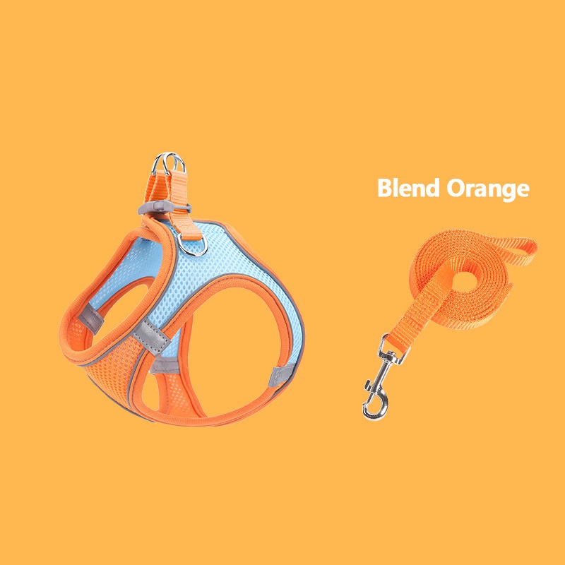 Dây Dắt Thú Cưng Đi Dạo Thiết Kế Phản Quang Thoáng Khí Tiện Dụng