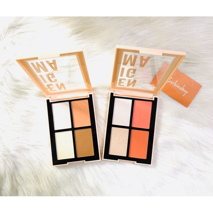 MÁ HỒNG + TẠO KHỐI SIVANNA COLORS CHEEK CONTOURING PALETTE hf5024