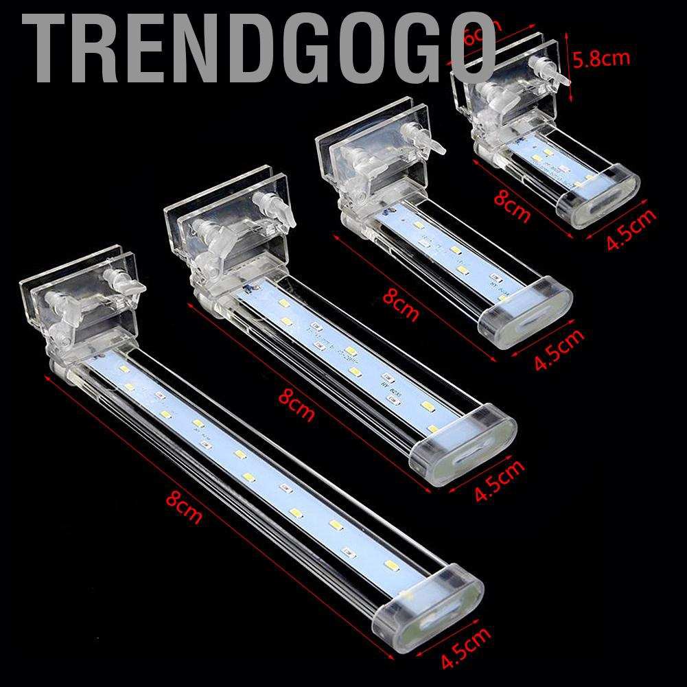 Trendgogo 4Types Aquarium Fish Tank LED Clip Light Plant Grow Lamp Lighting