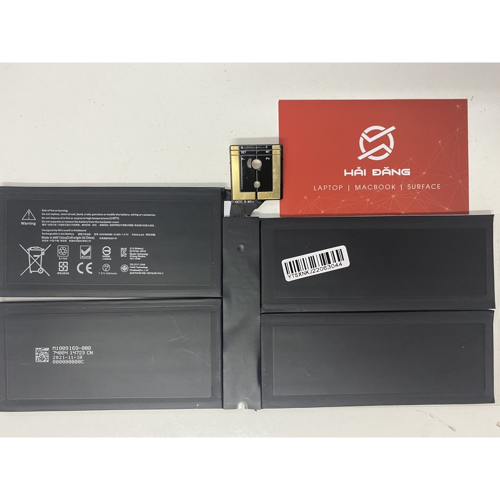 Pin Surface Pro 5 Microsoft 2017 mã 1796