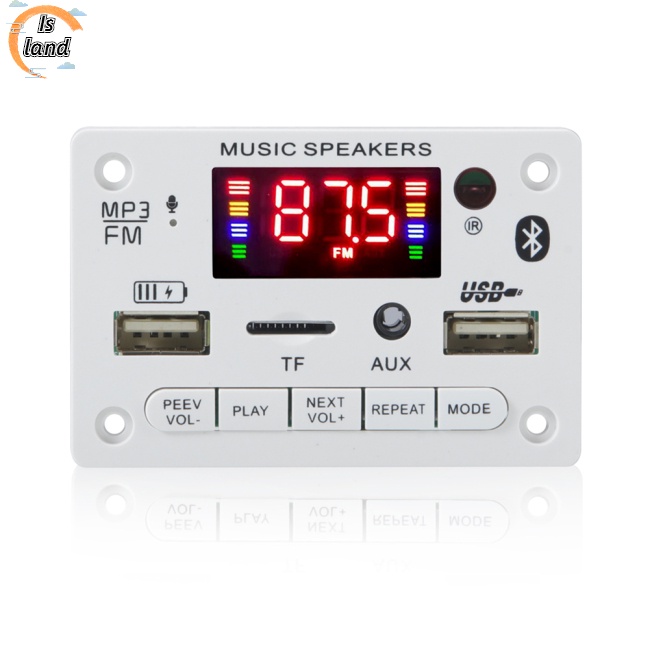 Bảng Mạch Giải Mã Bluetooth 5.0 Mp3 12v Hỗ Trợ Gọi Điện Thoại Tf Usb Fm Jx-810bt Kèm Điều Khiển Từ Xa