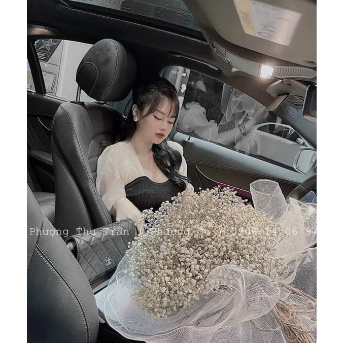 Áo len tăm tay bồng pha tơ siêu hot