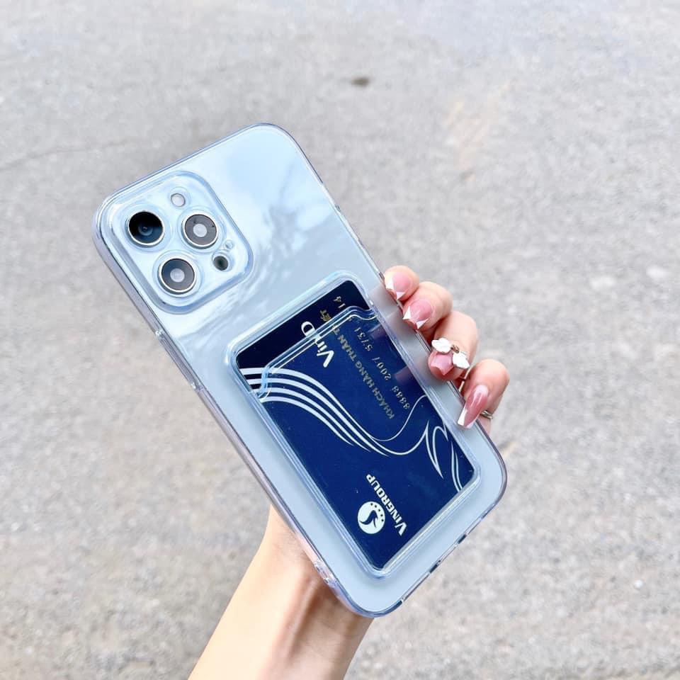 Ốp Lưng Có Ngăn Đựng Thẻ, Ốp Đựng Thẻ Dành Cho 6Plus/7Plus/8Plus/X/Xs/Xsm/11/11Promax/12/13/12Promax