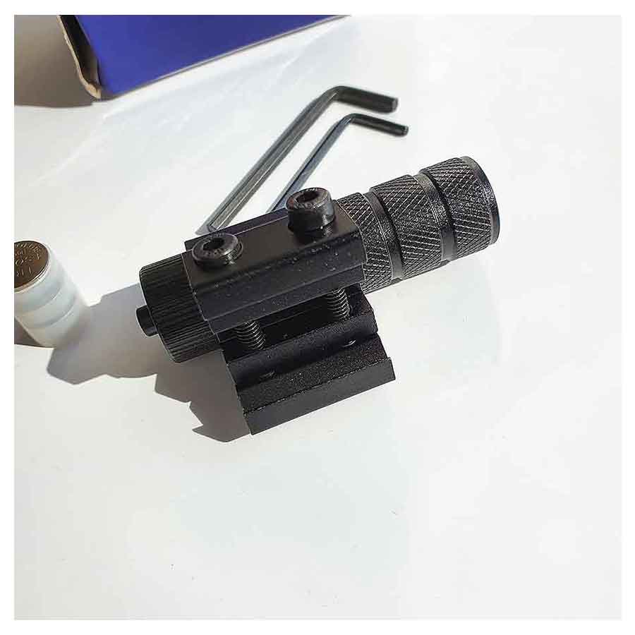 Đèn Laze Laser Tia Đỏ Gắn Ranh Mini Pin Thường