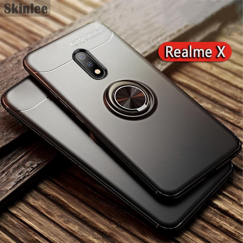 Ốp điện thoại chống sốc có giá đỡ nam châm cho Realme X X2