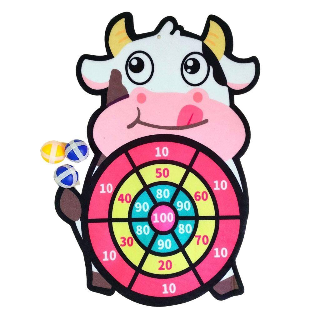 Ném Bóng Dính, Bảng Phi Tiêu Bóng Ném Dính Rèn Luyện Tính Tập Trung Cho Bé Tặng Kèm 3 Bóng