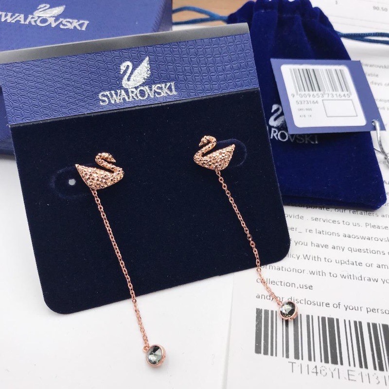 Dây chuyền - hoa tay Swarovski iconic swan