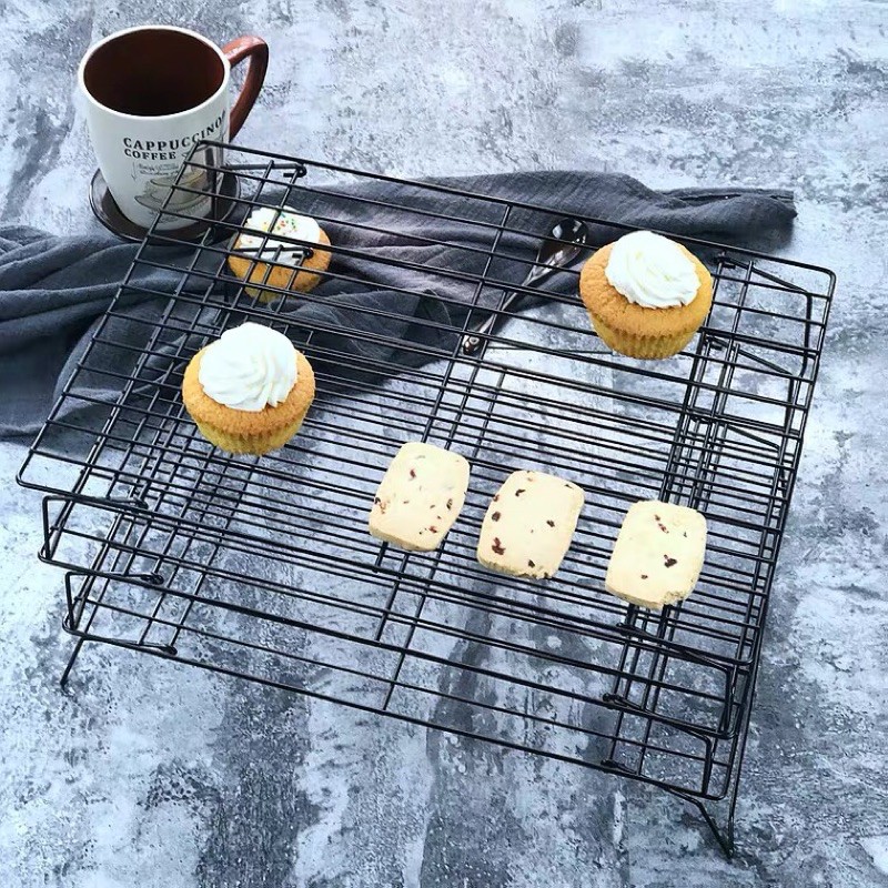 Rack hong bánh 3 tầng size 34cm [Xả Kho]