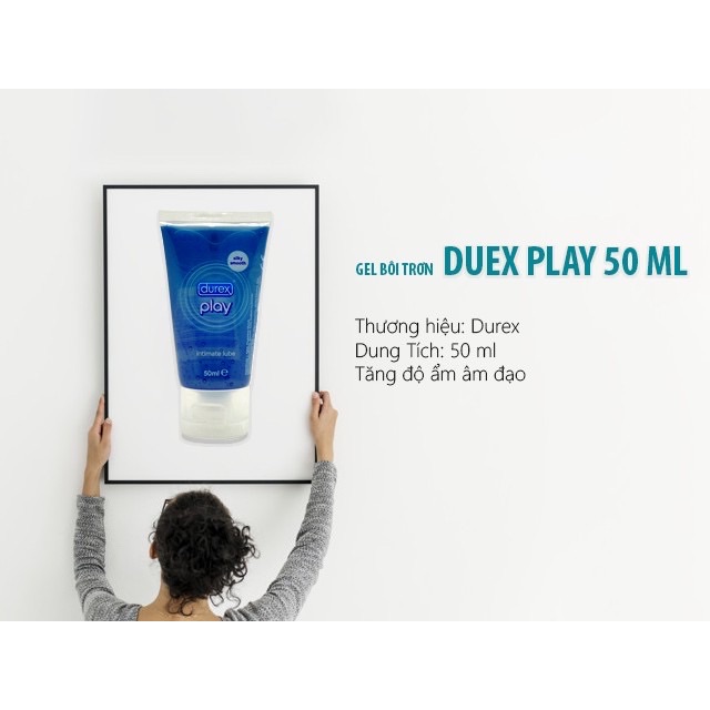 [gel giá sỉ] [Chính hãng] Gel bôi trơn  DUREX PLAY 50ml tăng cường độ ẩm ( 01 tuýp )