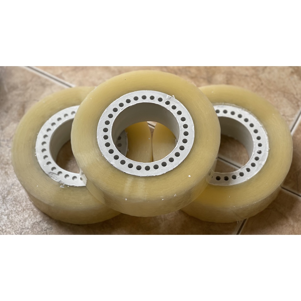 Băng dính 1kg/Băng Keo 1Kg Lõi Lỗ Giá Xưởng 3 Phân Loại Màu Trong/Đục/Vàng