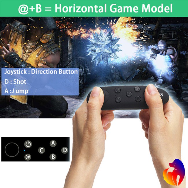 Tay Cầm Chơi Game Bluetooth Không Dây Shinecon Cho Android / 3d / Kính Vr Box