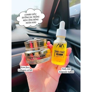 Combo Face Dna Cá Hồi và Tinh Chất Saffron [ chính hãng 100%]