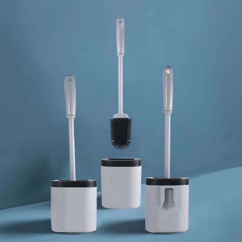 Giá Đỡ Bàn Chải Vệ Sinh Toilet Bằng Silicon Mềm Linh Hoạt Siêu Bền