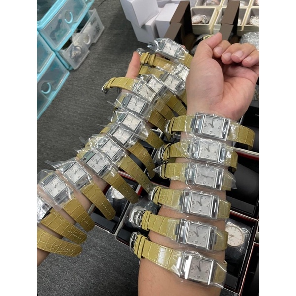 Đồng hồ nữ dây da Tissot My T Beige T032.309.16.037.00