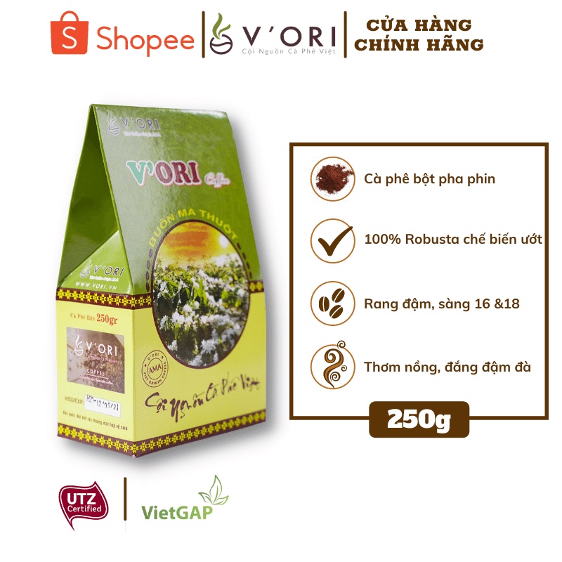 CÀ PHÊ BỘT PHA PHIN AMA: (SỨC MẠNH NGƯỜI CHA) 250gram