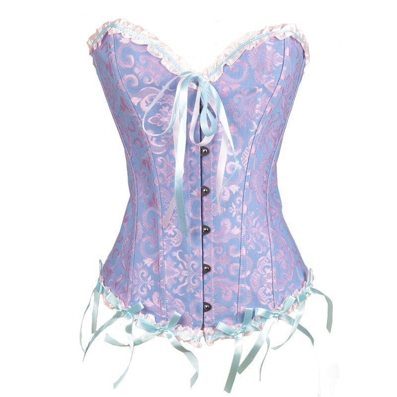 Áo corset định hình eo phong cách gothic gợi cảm cho nữ