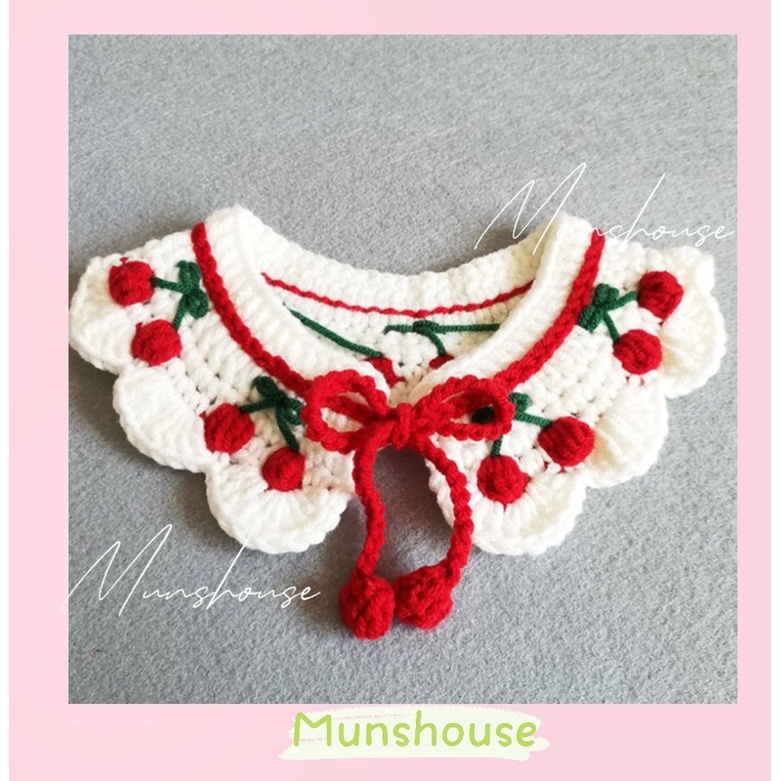 Yếm Dứa + Yếm Cherry cho Thú cưng