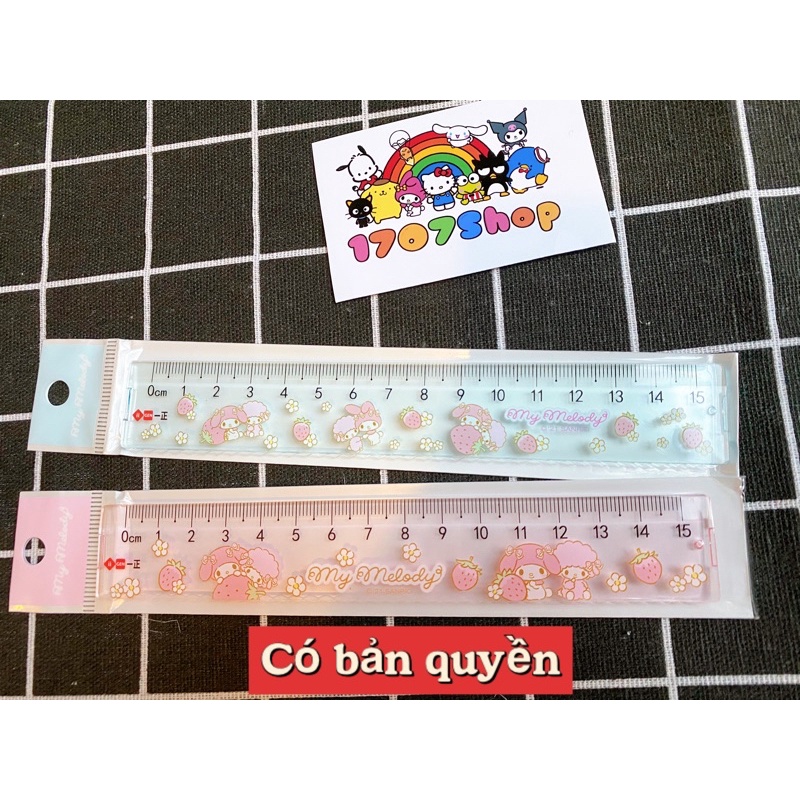 Thước thẳng dài 15cm My Melody