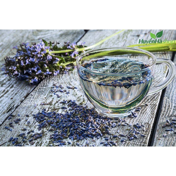 Trà hoa Lavender khô, hương thơm nồng nàn từ thiên nhiên, trà sạch 100%, dùng làm thực phẩm hoặc túi thơm, giúp thư giãn