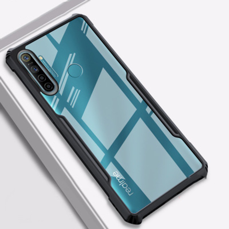 Ốp điện thoại túi khí trong suốt chống sốc bảo vệ cho Realme 7 6 5 8 Pro 5i 5s C3 6i 6s Narzo 20 Pro 30A C2 C2s C1 C15