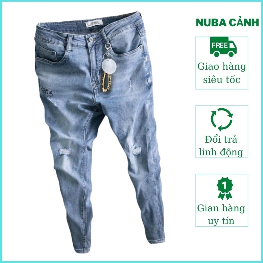 Quần jean nam chất bò cao cấp hàn quốc đẹp giá rẻ AT 75