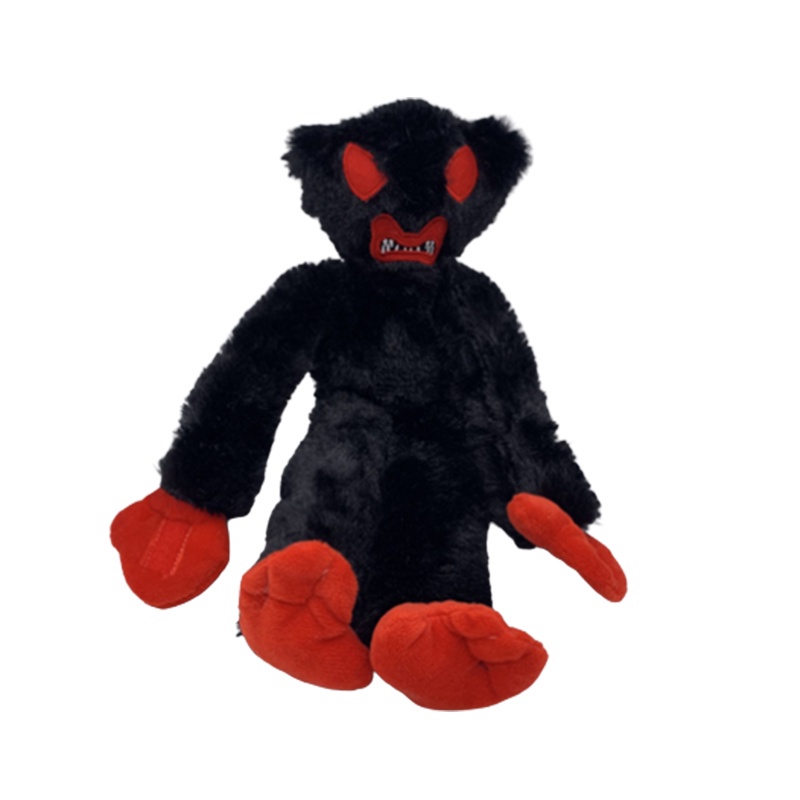Newest 40cm Black Poppy Playtime Huggy Wuggy Plush Toy Soft Stuffed Monster Doll Kids gift
