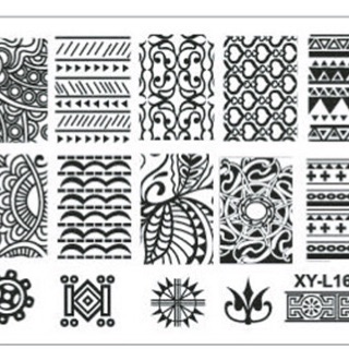 Bảng in móng Mica trang trí móng nail