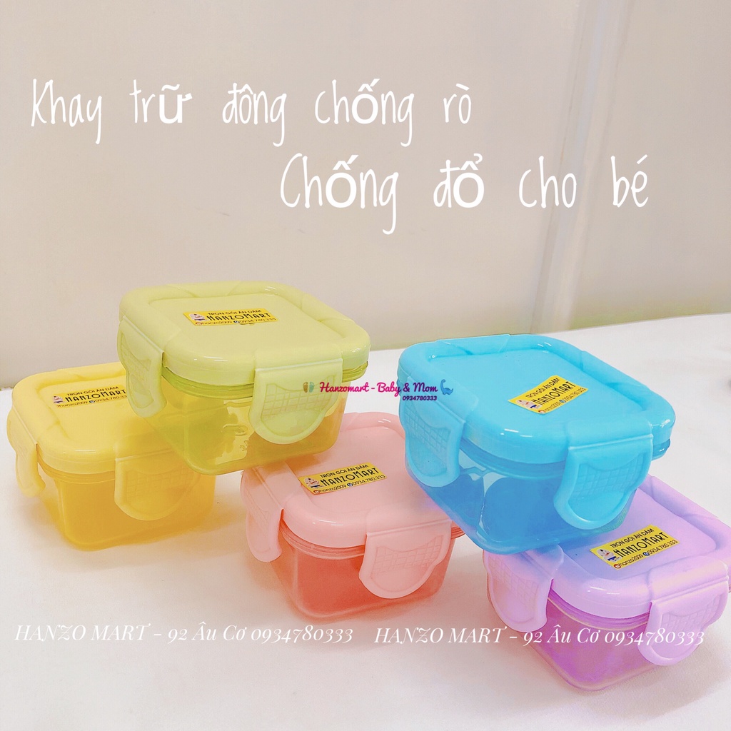 Khay trữ đông đồ ăn dặm cho bé 60ml