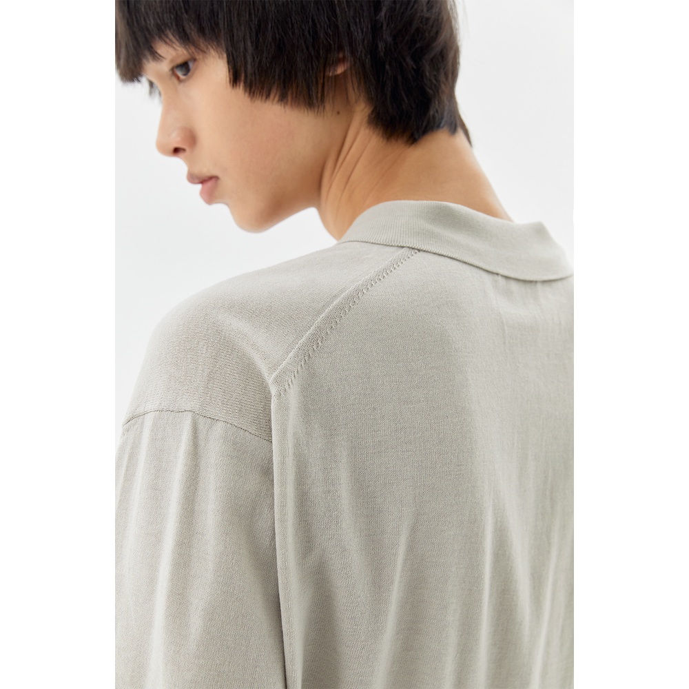 Áo POLO nam dệt kim, xuất dư Hàn Quốc thương hiệu THEY, chất liệu thoáng mát - THEYPOLO