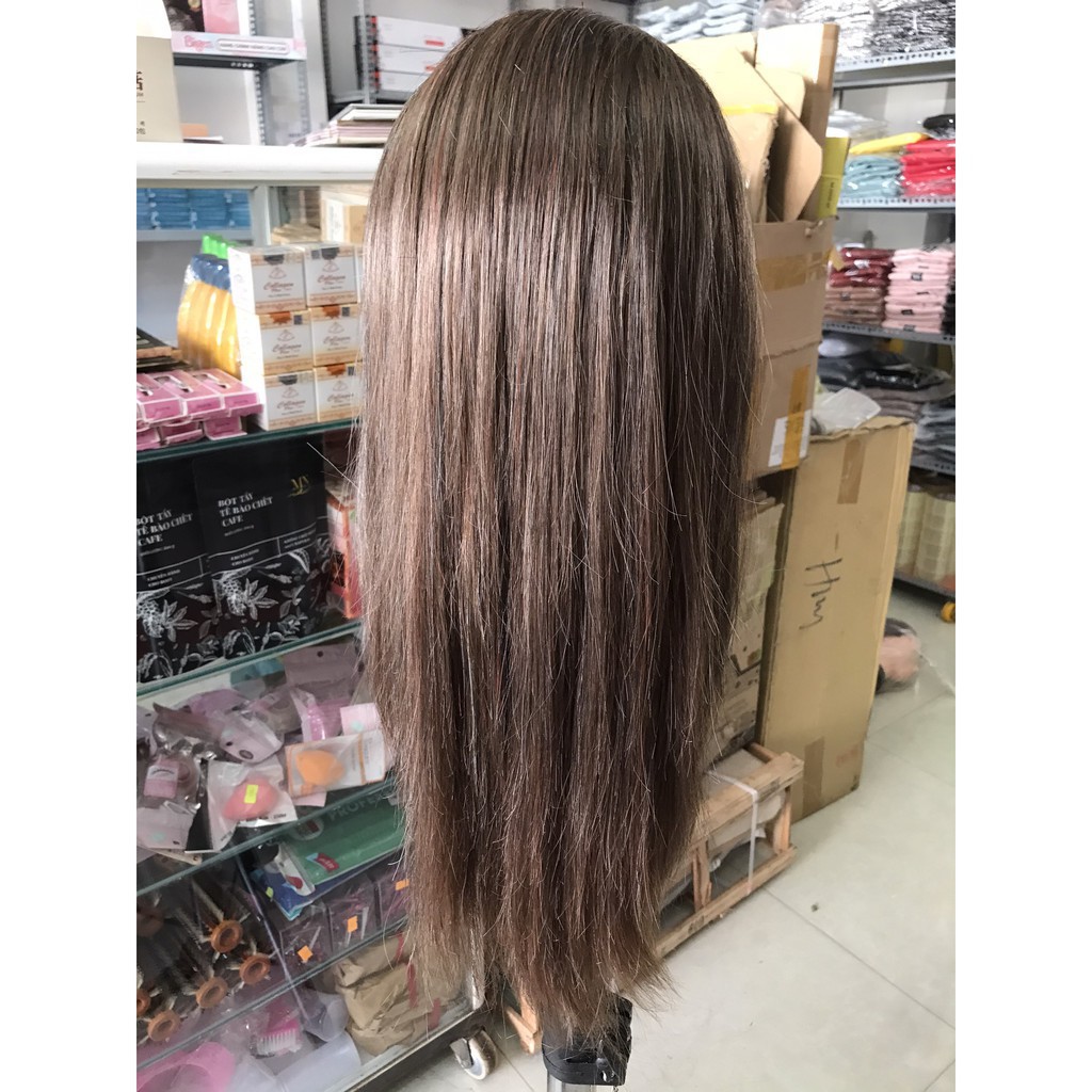 Đầu ken - đầu manocanh tập cắt - tóc dày mượt.