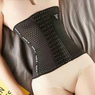 Đai nịt bụng chống cuộn, định hình, siết eo 6 móc cài