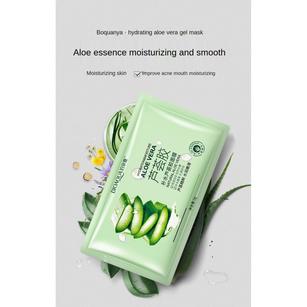 [HÀNG CHÍNH HÃNG] Mặt Nạ Ngủ BIOAQUA Tinh Chất Lô Hội Dưỡng Ẩm Làm Sáng Da Se Khít Lỗ Chân Lông Hiệu Quả | BigBuy360 - bigbuy360.vn