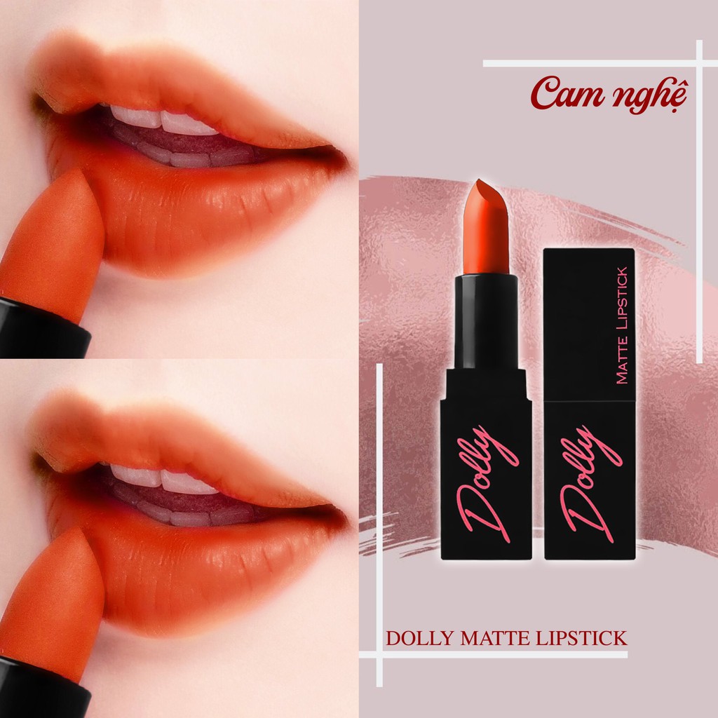 [Cam Nghệ ] Son Sáp Phủ Phấn Dolly Không Chì Màu Cam Nghệ | BigBuy360 - bigbuy360.vn