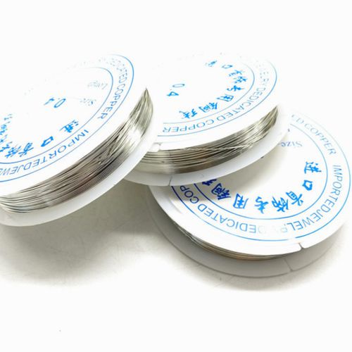 1 Cuộn Dây Đồng 0.2-1mm Màu Bạc/Vàng/Vàng/Vàng/Bạc Làm Vòng Đeo Tay/Trang Sức Thủ Công