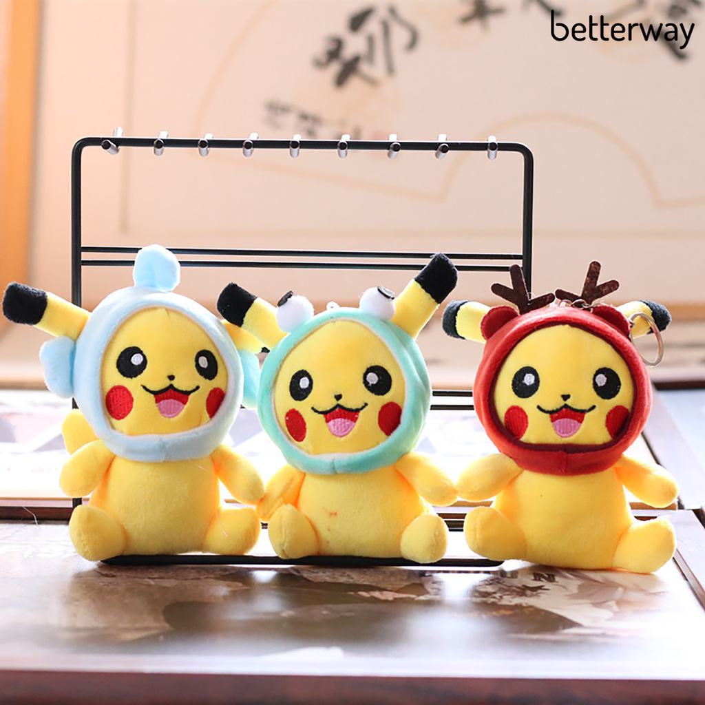 Búp Bê Pikachu Nhồi Bông Bằng Cotton Pp Treo Trang Trí Trong Nhà