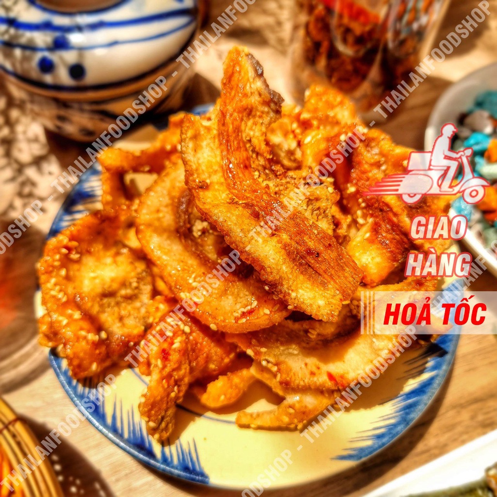 Ba Rọi Cháy Tỏi Ớt  Lon 250Gram &amp; Túi 1KG