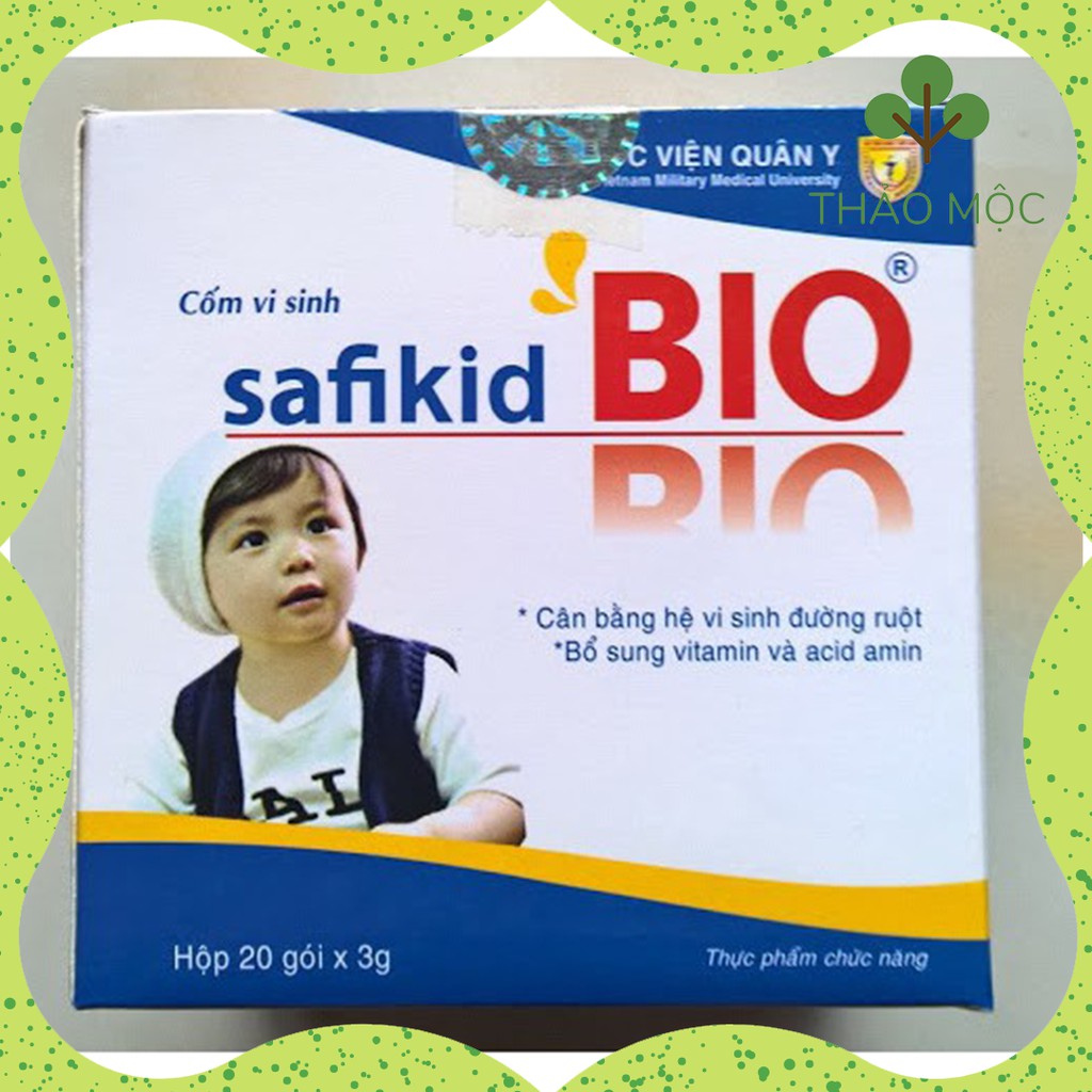 [ CHÍNH HÃNG ] Cốm Vi Sinh Safikid Bio - Học Viện Quân Y