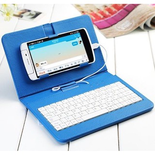 ( RẺ VÔ ĐỊCH ) Bao da bàn phím điện thoại Android có dây