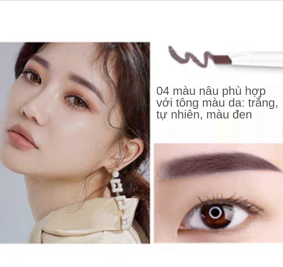 Bao bì bằng đá cẩm thạch, chì kẻ mày hai đầu, đầu mảnh, không thấm nước và không dễ phai màu, trang điểm lông mày hoang dã và mỏng manh | BigBuy360 - bigbuy360.vn