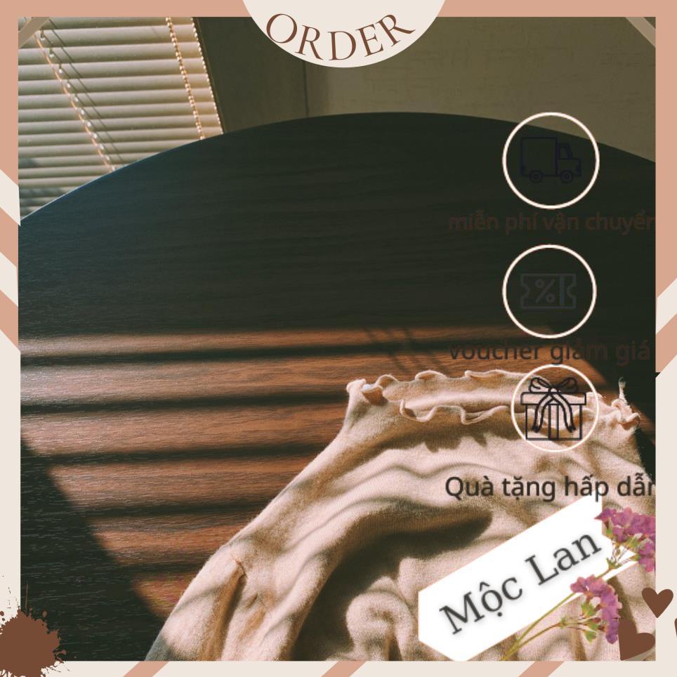 (MộcLan ORDER) Áo len dệt kim mỏng dài tay cổ dập viền sóng điệu đà nhiều màu vintage mùa thu đông | BigBuy360 - bigbuy360.vn