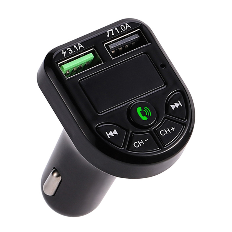 Bluetooth 5.0 FM Transmitter Car Kit MP3 Modulator Player Wireless Handsfree Audio Receiver Dual USB Fast Charger