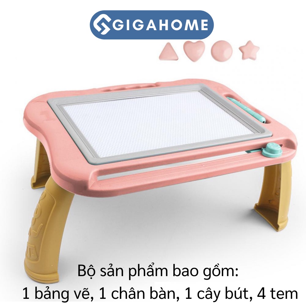 Bảng Vẽ Từ Tính Tự Cho Bé GIGAHOME Có Chân Bàn Tiện Lợi, Thông Minh 10426