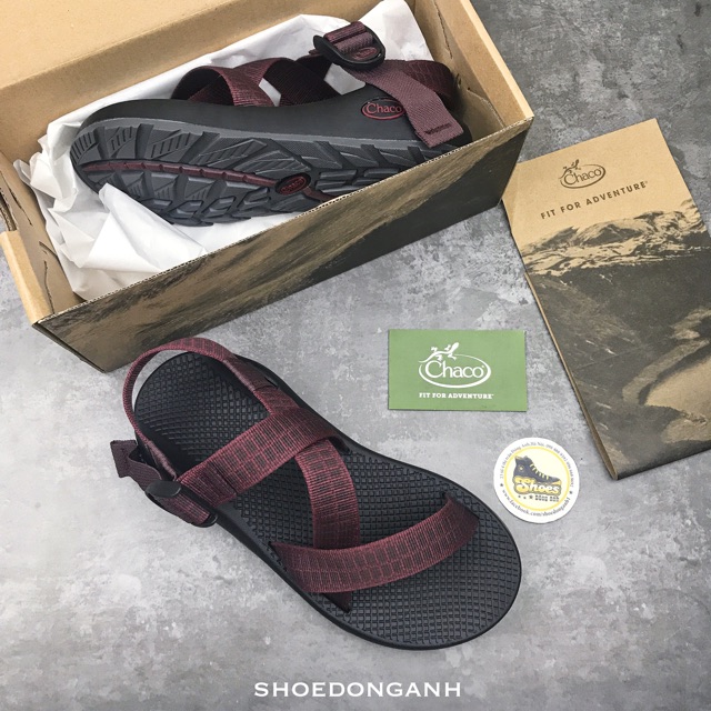Dép Chaco nam cao cấp hàng hộp. Sandal chaco z1 mận